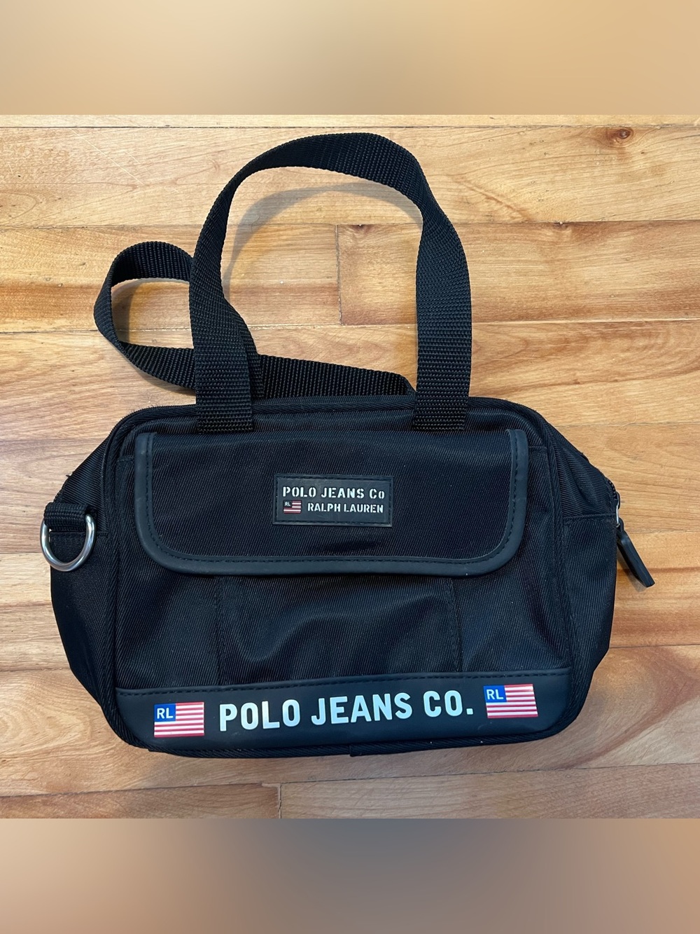 Polo by Ralph Lauren Black Mini Shoulder Bag